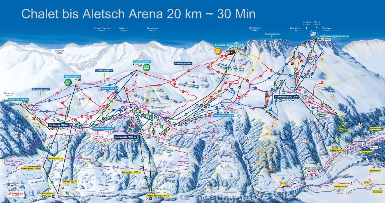 Chalet Matterhornsicht Naters Eksteriør billede